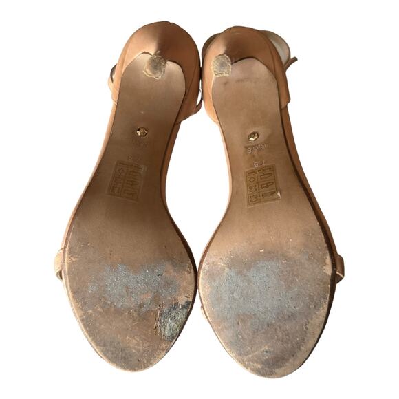 RAYE Blake Stiletto 4' Heel in Nude ankle strap and buckle open toes size 7.5 - Picture 12 of 15